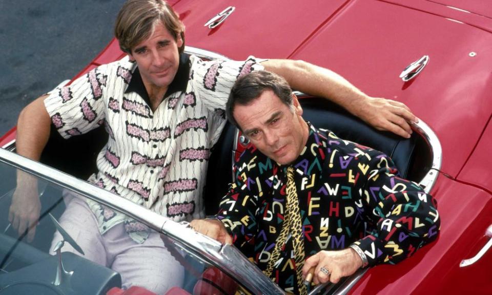 Scott Bakula, left, and Dean Stockwell in Quantum Leap.