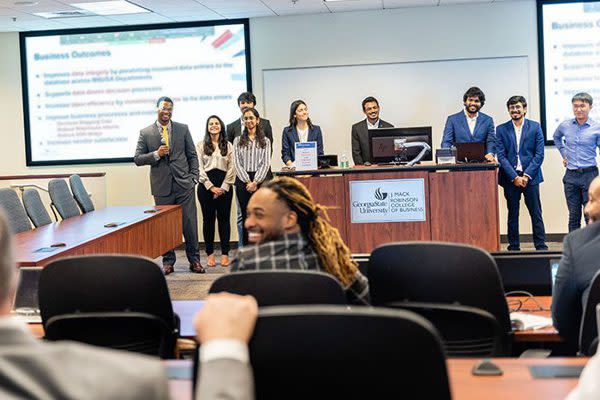 Master of Analytics students present project findings