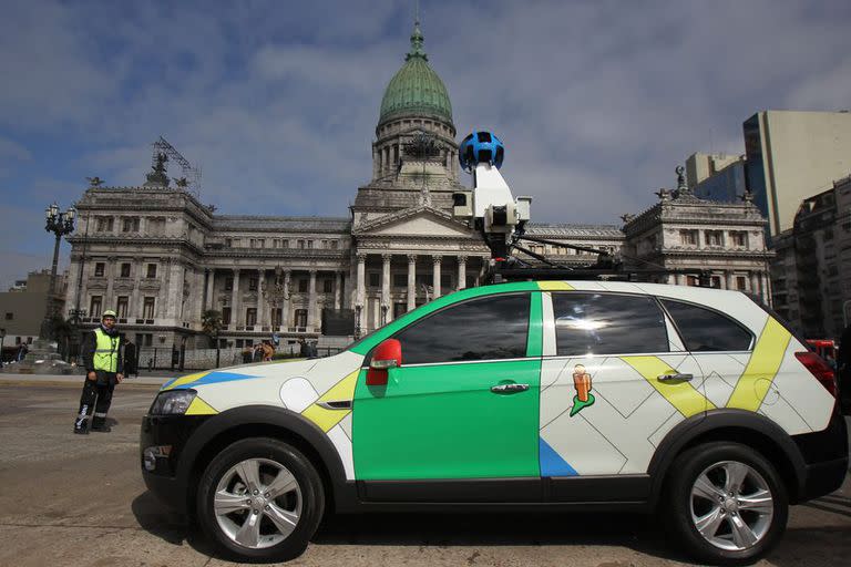 Uno de los vehículos que utiliza Google para registrar las imágenes para Street View en la Argentina