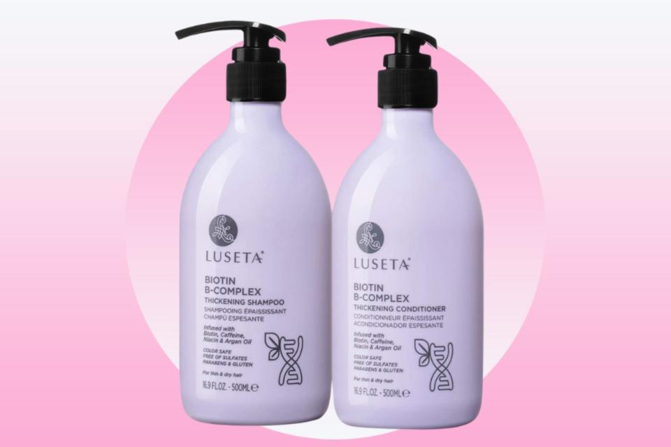 Luseta B-Complex hair care set.