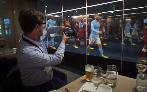 Manchester City's Tunnel Club - Credit: MCFC