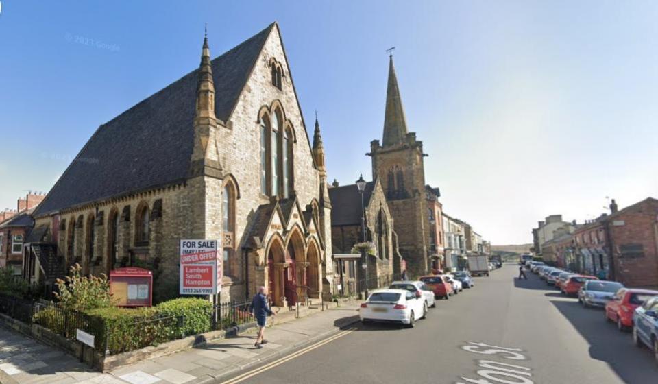 The Northern Echo: The two Methodist churches in Milton Street: 1865 on the left and 1905 in the distance. Picture: Google StreetView