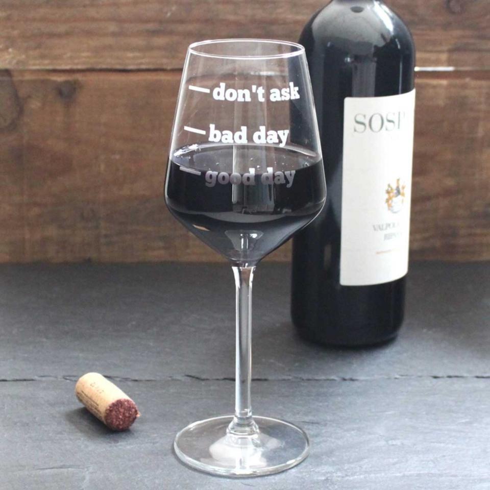 A Wineglass With a Message