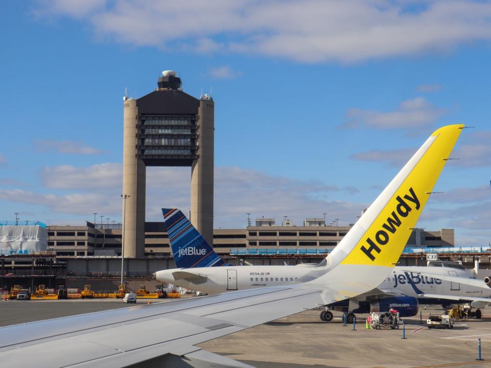 Spirit Airlines Newark-Boston Inaugural Flight