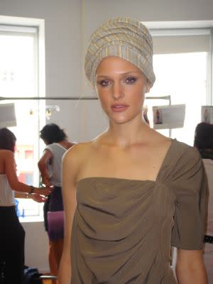 Some of the models wore turbans