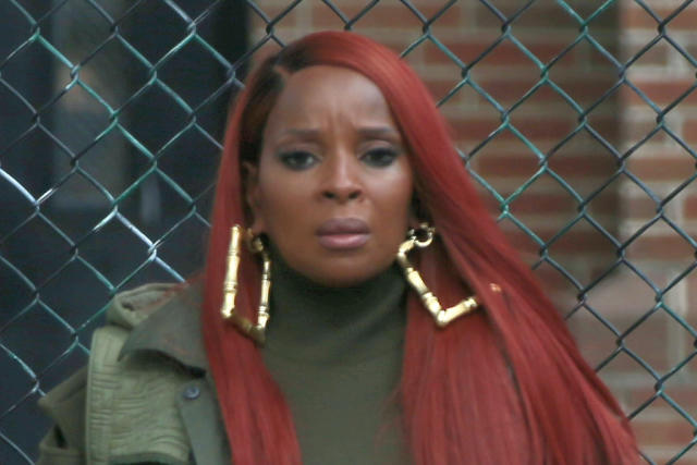 Mary J. Blige Is Military-Chic for 'Power Book 2: Ghost' in a Cutout  Sweater & Combat Boots