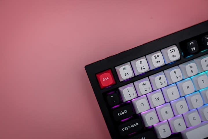 The Escape key on the Keychron Q1 HE.