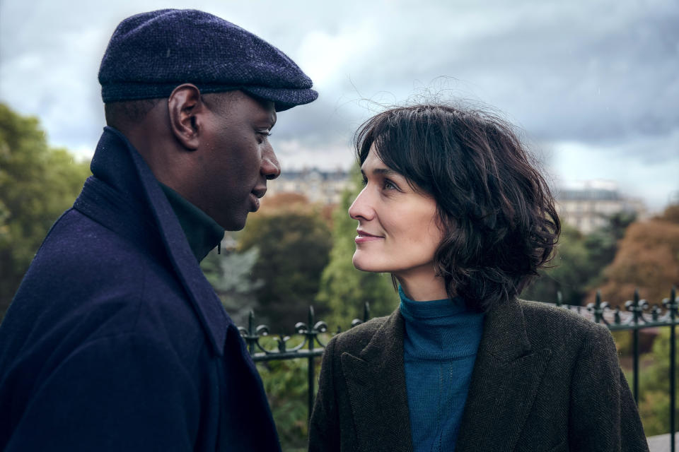 Omar Sy with Clotilde Hesme in ‘Lupin.’ - Credit: Netflix