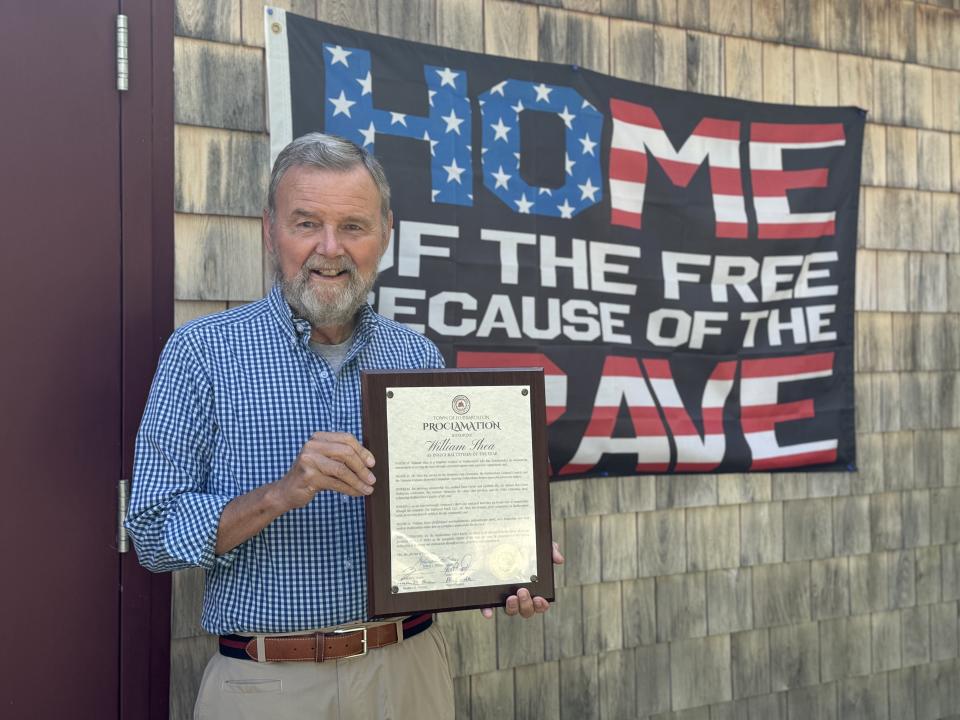 Bill Shea was recently honored as Hubbardston's inaugural Citizen of the Year.