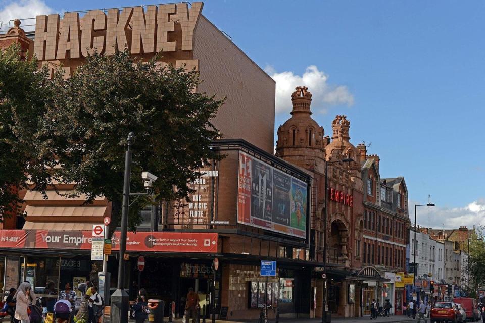 Leisure and the arts: The beautiful Frank Matcham-designed Hackney Empire theatre is the jewel in Hackney’s crown, with a varied programme of comedy, opera, musicals, plays and community events. (Daniel Lynch)