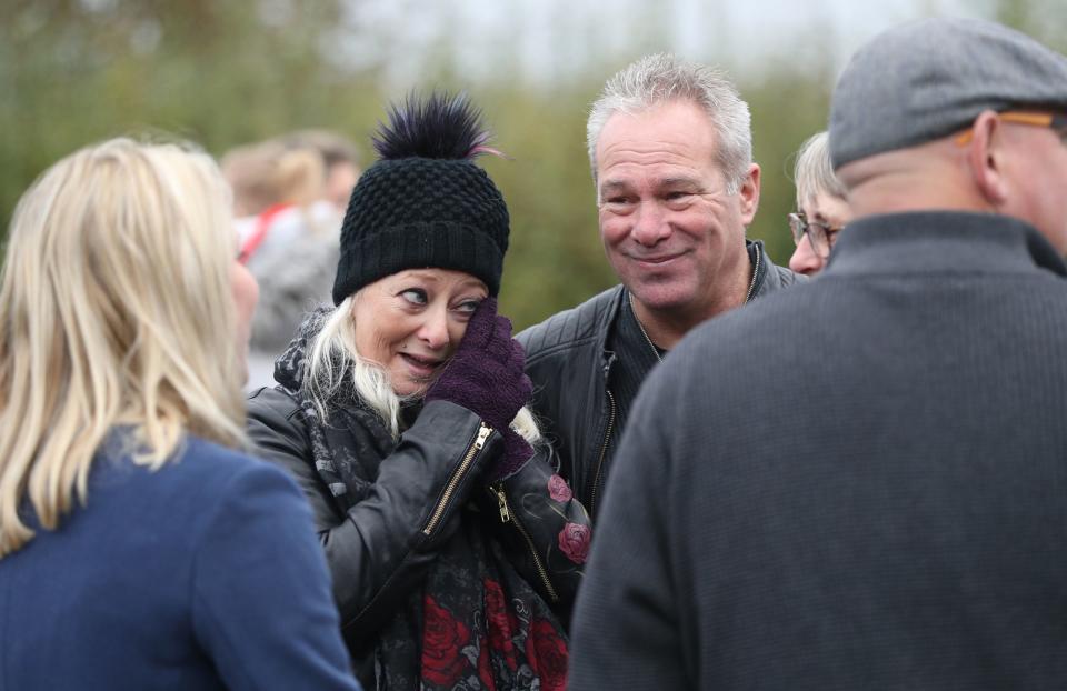 Charlotte Charles and Tim Dunn emotional at the strong public support they have received (PA)