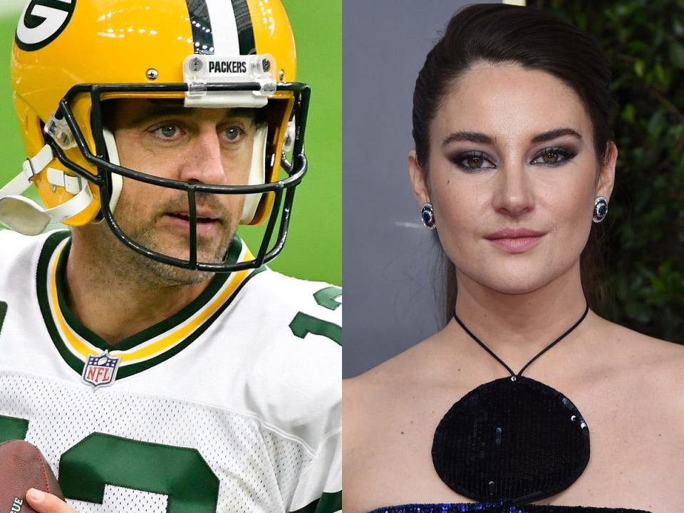 aaron rodgers and shailene woodley 2