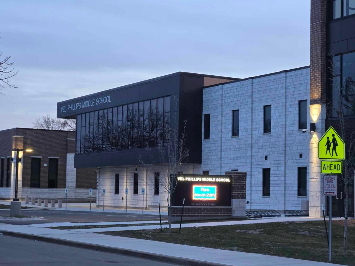 Vel Phillips Middle School in Oshkosh opened in the fall of 2023.