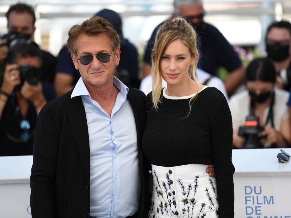 Sean Penn and daughter, Dylan Penn at Cannes
