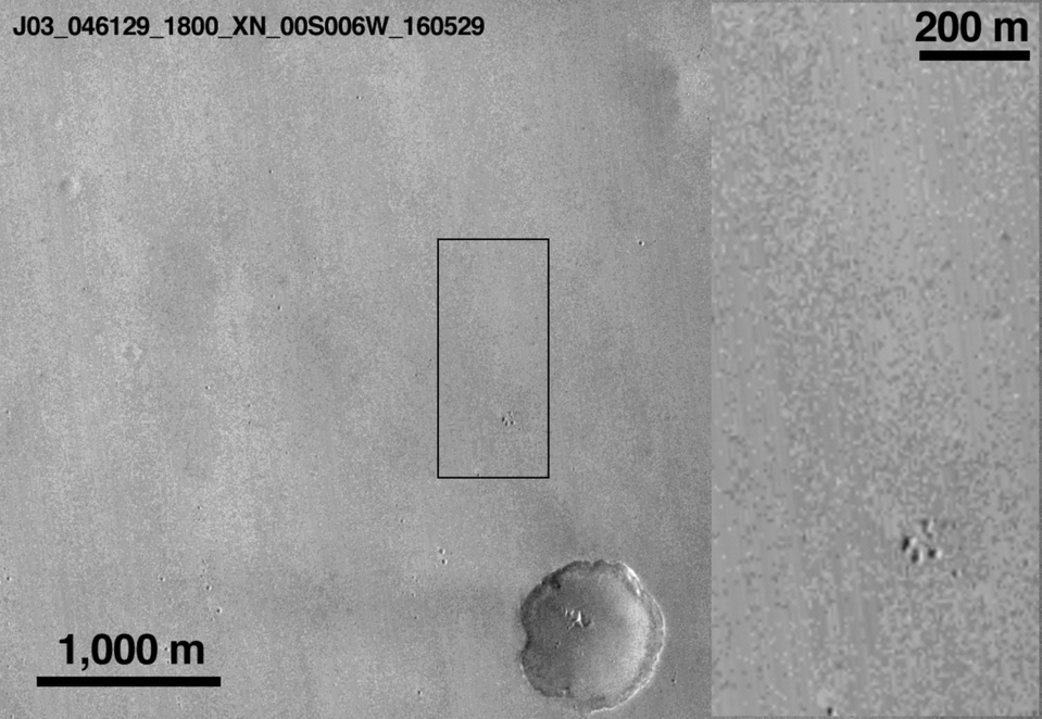 RIP, Schiaparelli: European Mars Lander's Crash Site Seen By NASA Probe