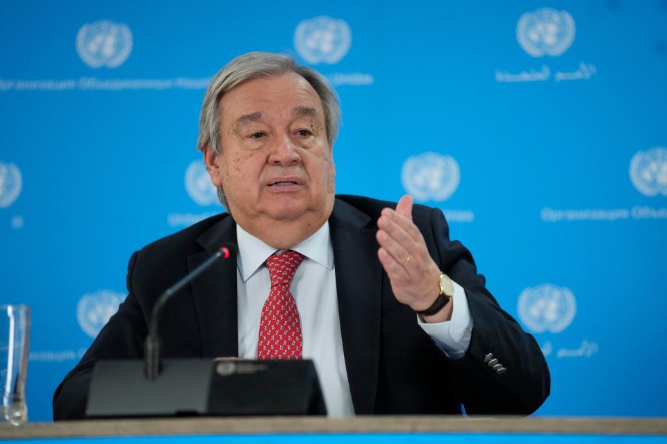 Antonio Guterres (Copyright 2023 The Associated Press. All rights reserved.)