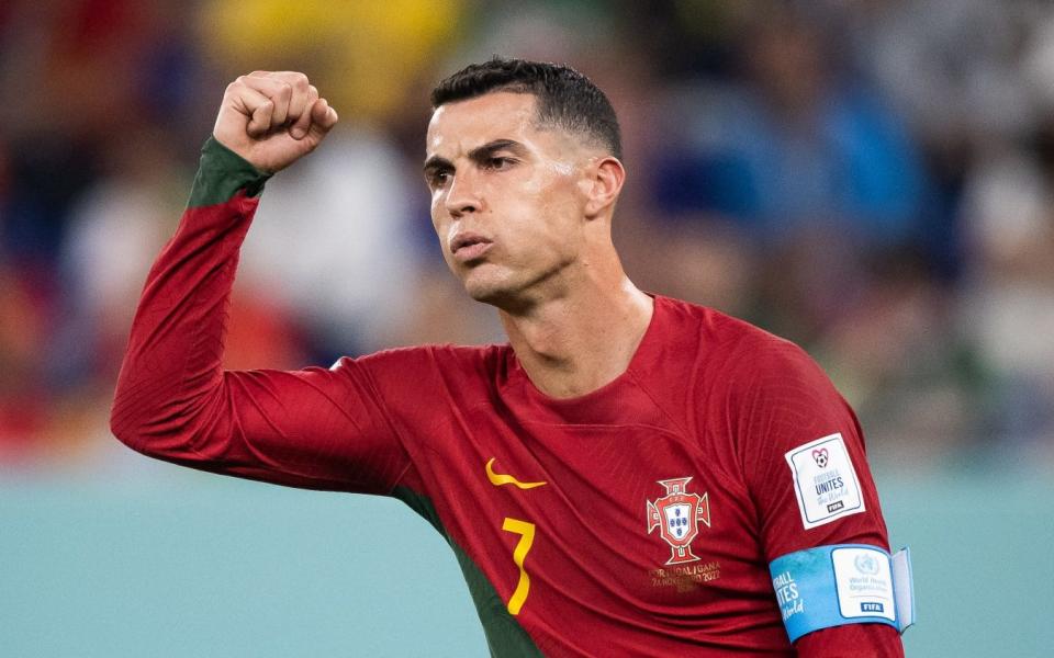 Cristiano Ronaldo in Portugal kit - World Cup matches today: The full list of Qatar 2022 fixtures and predictions for November 28 - Marvin Ibo Guengoer/Getty Images