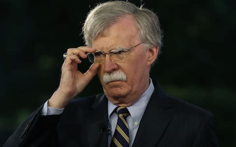 North Korea has taken aim at John Bolton, US national security adviser, for his remarks on denuclearisation - Credit: Getty Images/Getty Images