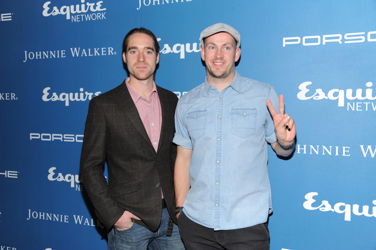 Brewdog co-founders James Watt (R) and Martin Dicke. Photo: AP