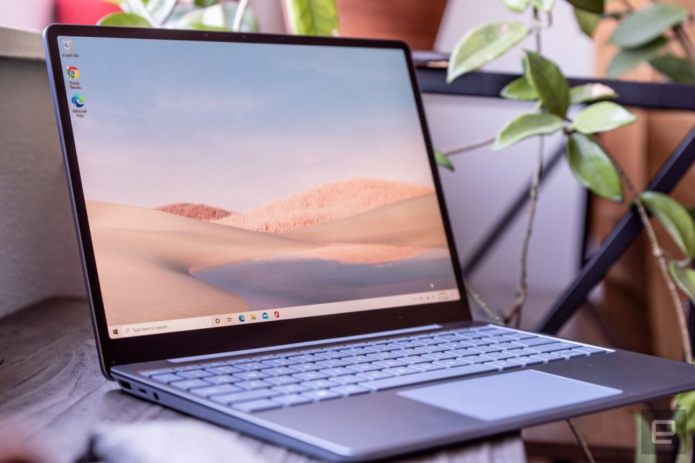 Surface Laptop Go review: A solid starter PC, with limits | Engadget