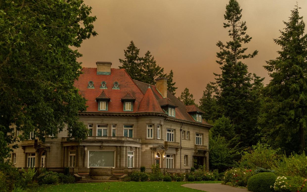 A smoke-filled sky in Portland - Getty