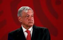 FILE PHOTO: Mexico's President Obrador holds a news conference in Mexico City