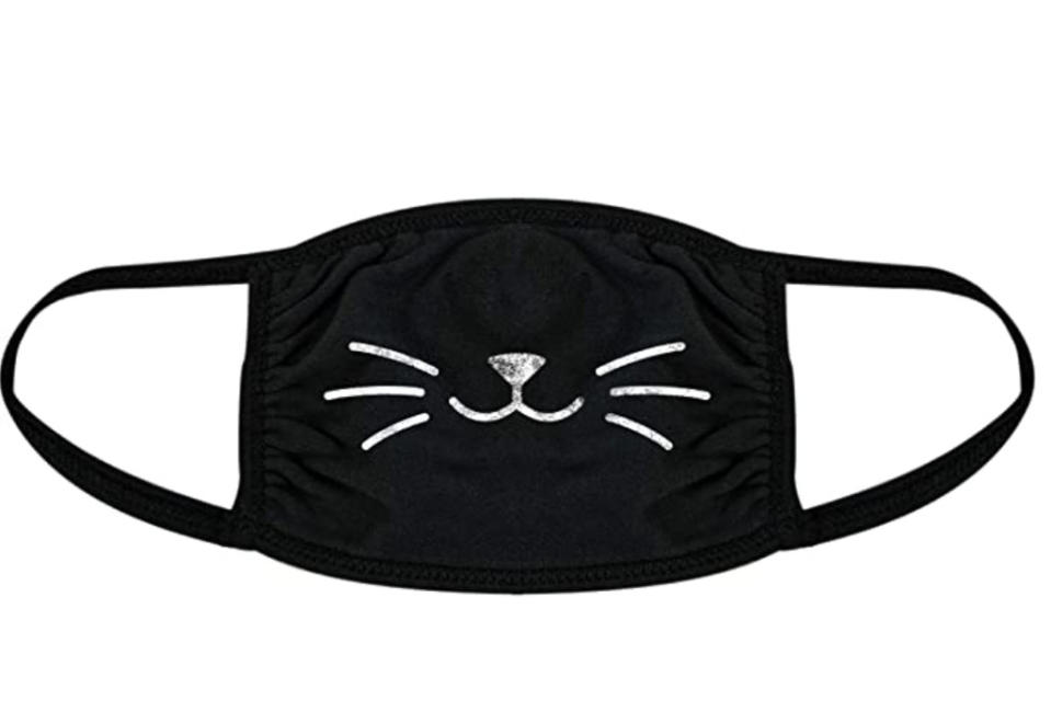 cat face mask, halloween face mask, amazon face mask 