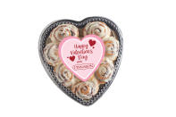 <p>Did someone say breakfast in bed? This special-edition heart-shaped box is available in stores nationwide, but if you're feeling lazy, you can also have the original buns delivered to your significant other's doorstep. Just heat them up in the oven at 350° for 15 to 20 minutes to give the gift of a delicious morning. <strong><em>$85; <a rel="nofollow noopener" href="https://www.goldbely.com/cinnabon/cinnabon-classic-cinnamon-rolls" target="_blank" data-ylk="slk:goldbely.com;elm:context_link;itc:0;sec:content-canvas" class="link ">goldbely.com</a></em></strong></p>