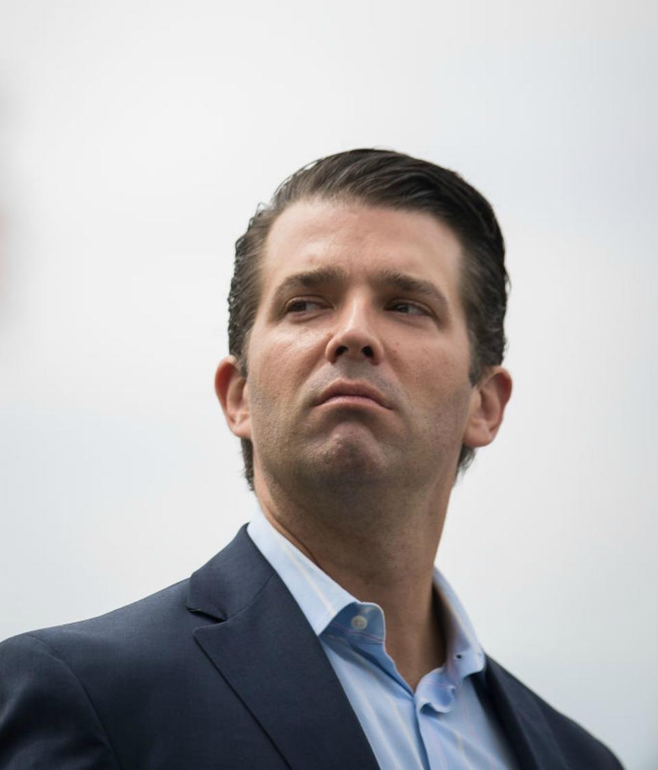 Donald Trump Jr. has been commended for his parenting for teaching his son archery at the young age of 6 however not everyone agrees. Source: Getty