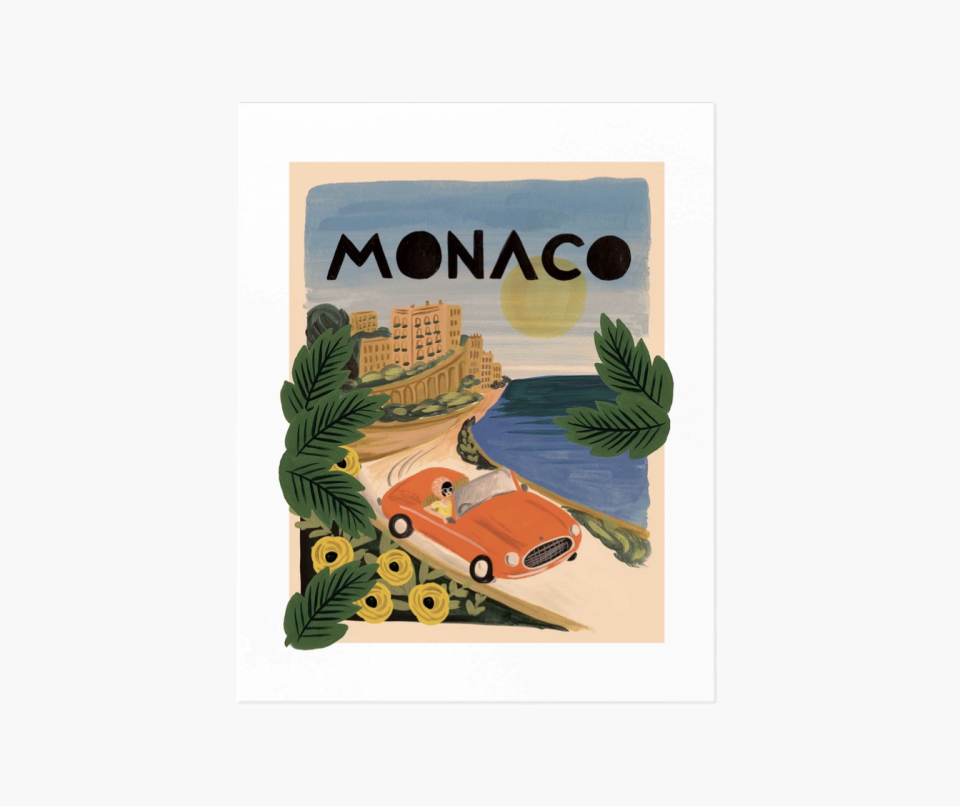6) Monaco Art Print