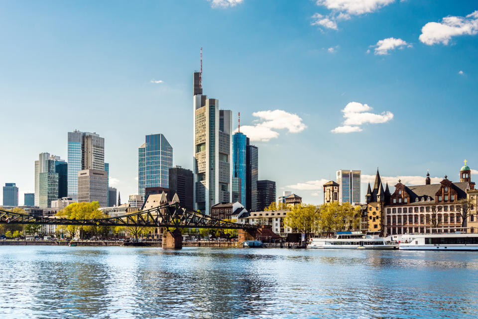 This finance and business centre is a perfect mix of old and new, with its skyscraper-studded skyline and old town Römerberg's charming medieval squares. Median flight price: £200.87. Percentage price change: -40%. <em>[Photo: Getty]</em>