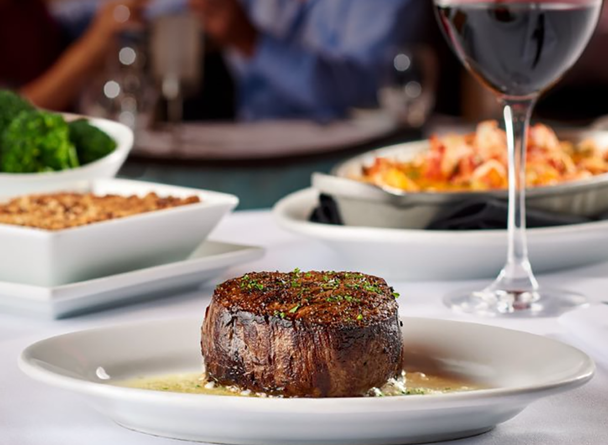 Filet mignon at Ruth's Chris Steak House