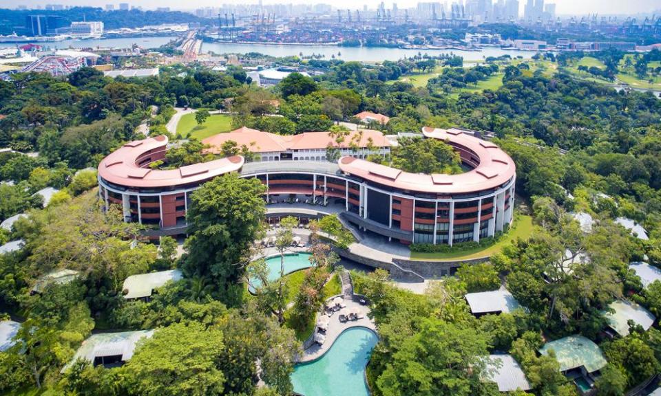 The Capella hotel on Sentosa in Singapore.