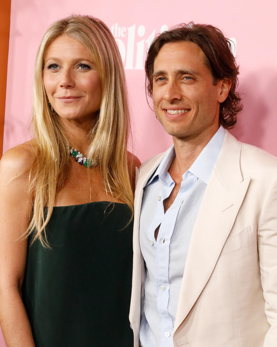 Paltrow and her second husband, Brad Falchuk, attend the premiere of Netflix's "The Politician" at DGA Theater on Sep. 26, 2019, in New York City. (Photo: Taylor Hill via Getty Images)