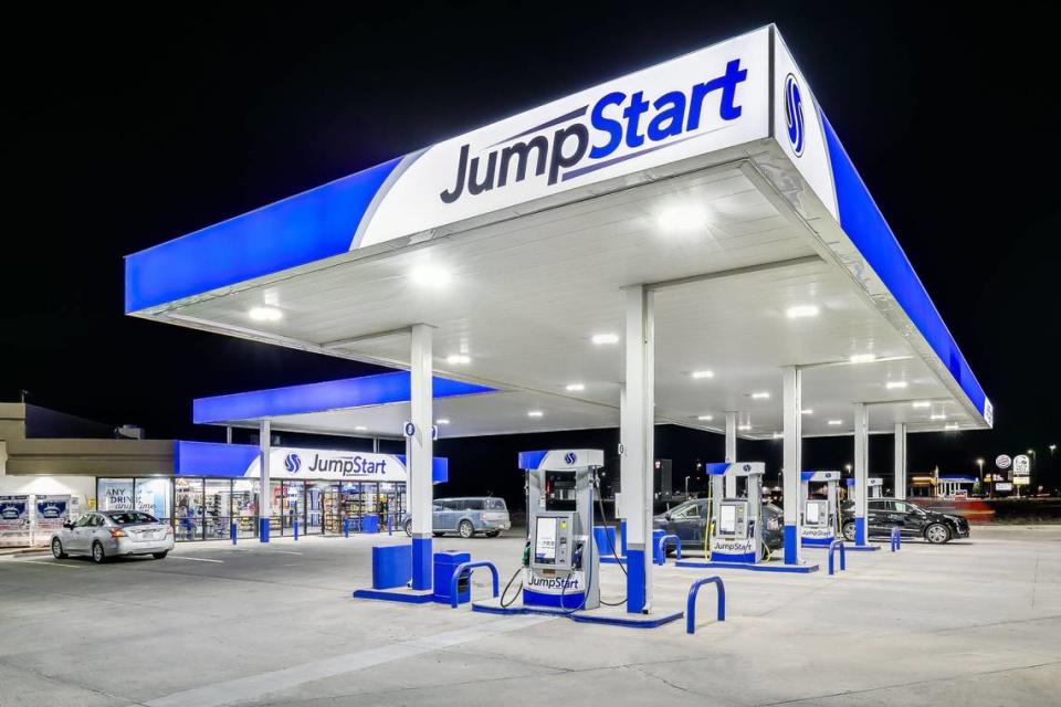 Wichita-based Jump Start is taking the spot where Kwik Shop had been at Kellogg and West Street before an April 2023 fire.