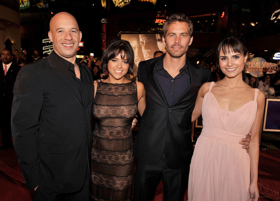 Fast & Furious LA Premiere 2009 Vin Diesel Michelle Rodriguez Paul Walker Jordana Brewster