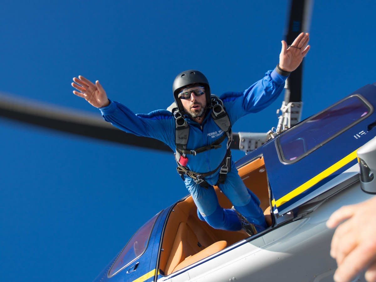 sergey brin skydiving