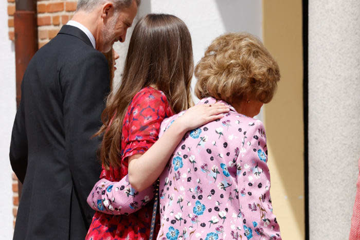 Princesa Leonor y la reina Sofía