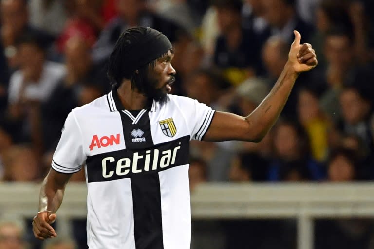 Ivorian forward Gervinho scored his third goal this season for Parma