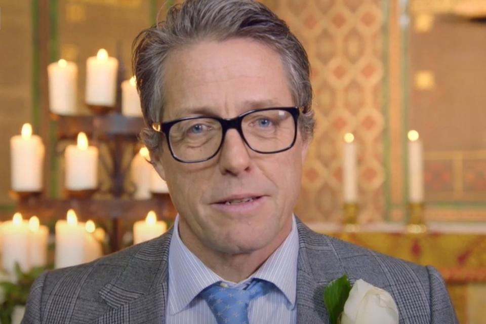 Reunion: Hugh Grant reprises the role that made him famous (BBC)