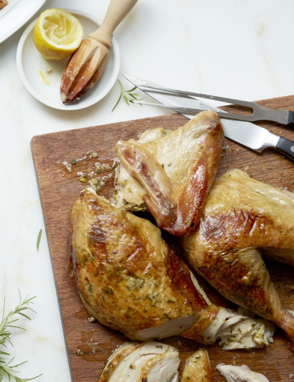 Herb and Lemon Stuffed Turkey