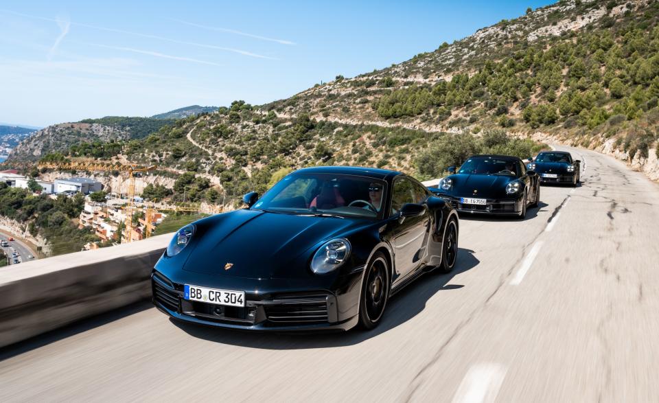 <p>Although the 2020 Porsche 911 Turbo S won't be officially announced until next spring, we recently rode in it in the mountains surrounding Nice, France, and Monaco. Bigger and heavier than before, it's also substantially more powerful and quicker. Read the full story here. </p>