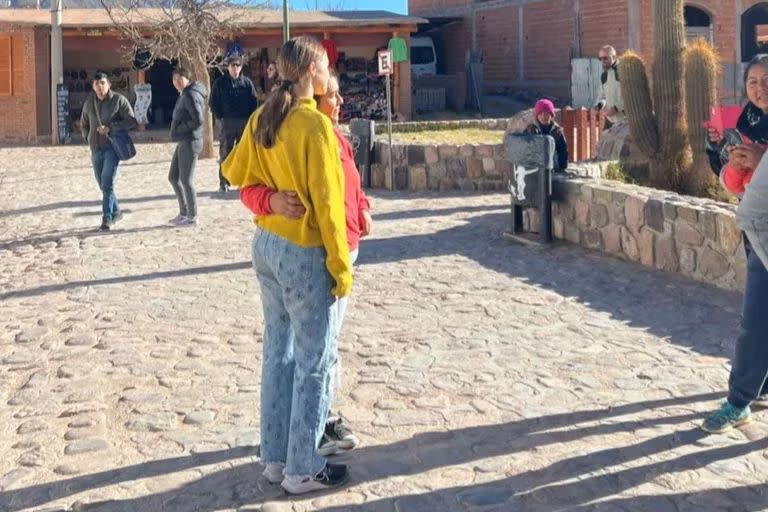 Viciconte destacó que Indiana recibió pedidos para sacarse fotos con los locales en Jujuy