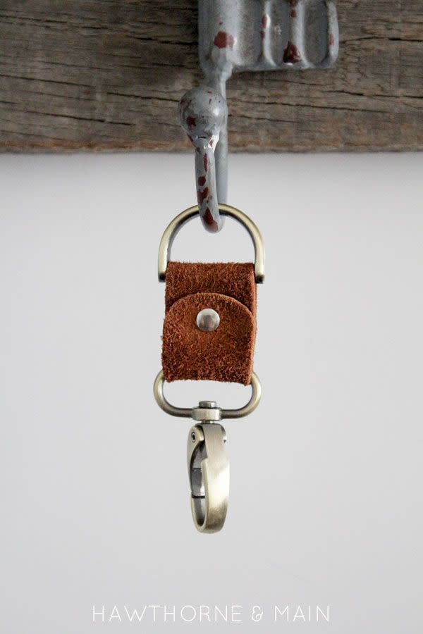 <p>There's no way Dad will lose his keys when he has this unique keychain attached.</p><p><strong>Get the tutorial at <a href="https://prettyprovidence.com/simple-leather-keychain/" rel="nofollow noopener" target="_blank" data-ylk="slk:Pretty Providence;elm:context_link;itc:0;sec:content-canvas" class="link ">Pretty Providence</a>.</strong></p><p><strong><a class="link " href="https://www.amazon.com/REED-LEATHER-HIDES-VARIOUS-COLORS/dp/B00KJ1SDHC?tag=syn-yahoo-20&ascsubtag=%5Bartid%7C10050.g.1171%5Bsrc%7Cyahoo-us" rel="nofollow noopener" target="_blank" data-ylk="slk:Shop Now;elm:context_link;itc:0;sec:content-canvas">Shop Now</a></strong></p>