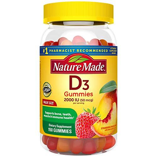 1) Nature Made D3 Adult Gummies