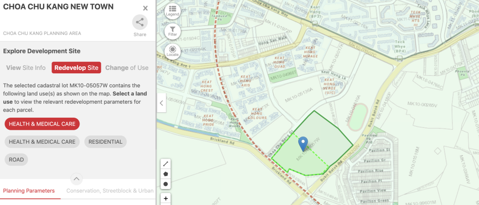 Choa Chu Kang Map 