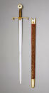 <p>The Sword of Mercy, or Curtana, uniquely has a blunt tip to symbolize the monarch's mercy.</p>