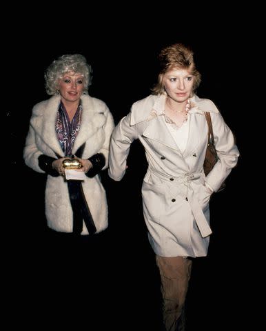 <p>Ron Galella/getty</p> Dolly Parton and Judy Ogle