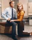 <p>Hollywood icons Robert Redford and Fonda on the set of <em>Barefoot in the Park</em>, directed by Gene Saks, in 1967.</p>
