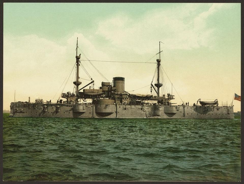 USS Texas navy battleship